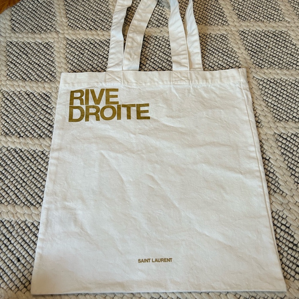 Saint Laurent canvas tote